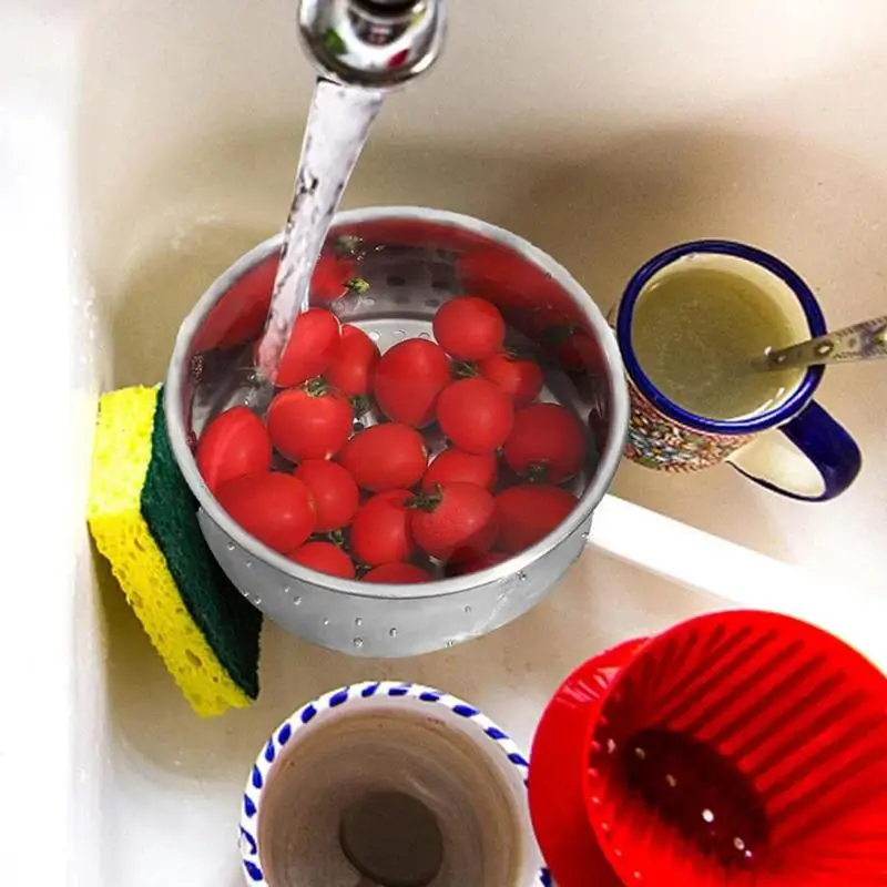 Basket Swan Drain Rack Kitchen Sink Filter Rack Stainless Steel Swan Kitchen Corner Sink Filter Multifunction Waste Drain Basket