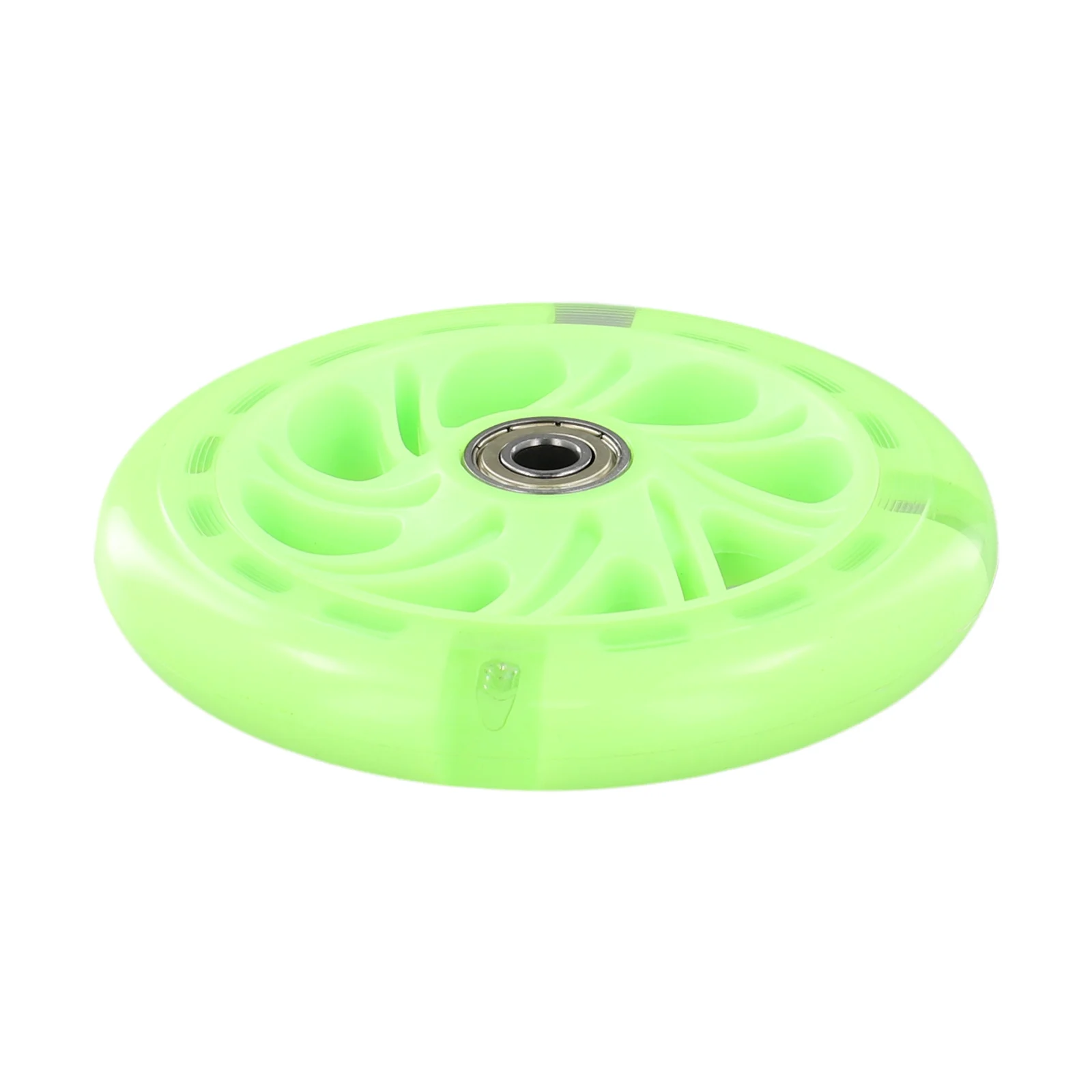 1pc LED-Blitz Rad Blinkende Lichter Zurück Hinten ABEC Für Roller Mini 12x2cm PU Kinder ersetzen Räder Beleuchtung Outdoor Fahrrad Teil – Detail 19