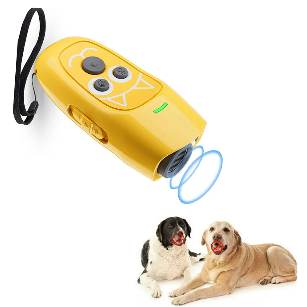LED 손전등 충전식 초음파 반려견 물기 방지 장치, 개 짖기 방지 훈련 장치, 새로운 플래시 장치