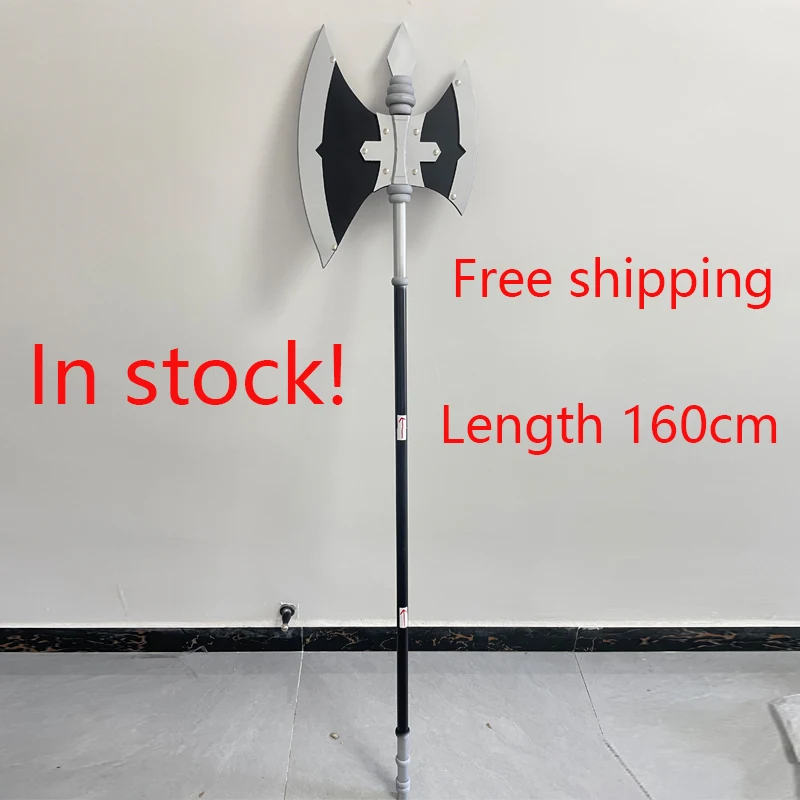 free-shipping-frieren-beyond-journey's-end-stark-cosplay-weapon-props-model-knife-and-sword-160cm-long-axe-weapon-in-stock