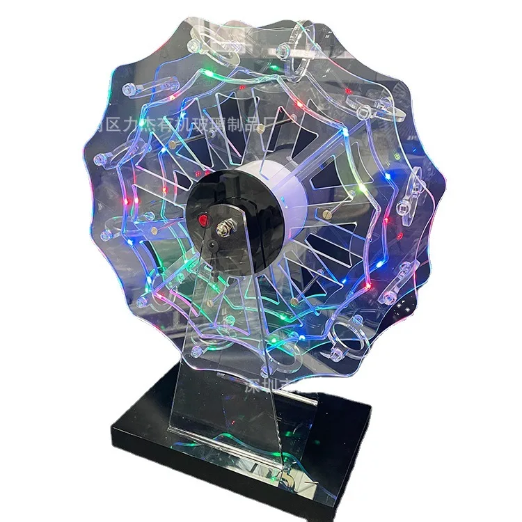 

Acrylic bar bullet cup holder LED light Ferris wheel rotates a wine cup holder