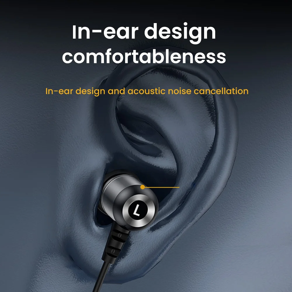 OLAF Type-C DAC Earphones Wired Headphones Handsfree Gaming Headset 3.5MM Headphone Cable Earbuds For SamsungS20 iPhone15 Xiaomi 4