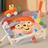 Children's Wooden Toolbox Montessori Educational Toys Nuts Screws Simulated Carpenter Assembly Repair Tools Creative Play Set 4