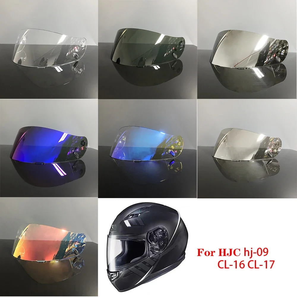 헬멧 바이저 자외선 차단 PC 바이저 렌즈 hj-09 모델, 연기 다크 교체 바이저, HJC CL-16 CL17 CL-ST CL-SP CS-R3 CS15 FS15 FS-11