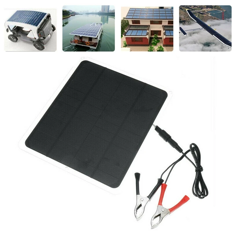 Promotion! 20W 12V Solar Panel Usb With Car Charger For Outdoor Camping |