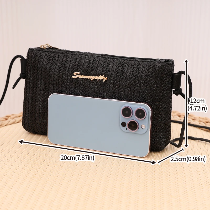 حقيبة كتف رعوية جديدة وبسيطة للنساء، حقيبة كتف عصر...