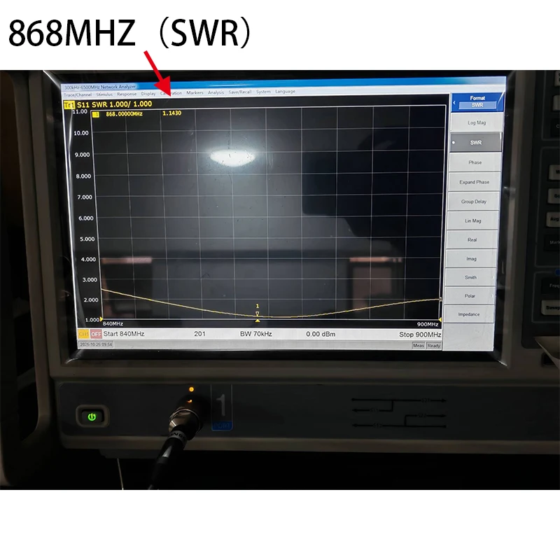 868MHz LoRa WAN 모듈 소프트 안테나, Meshtastic 시스템에 적합합니다. 옴니 고이득형 휩 안테나 SMA 헤드 커넥터