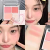 Highlighter Blusher Palette Korean Eye Makeup Face Contour Blush Pallete Rouge Matte Cheek Tint Lasting Brighten Women Cosmetics 3