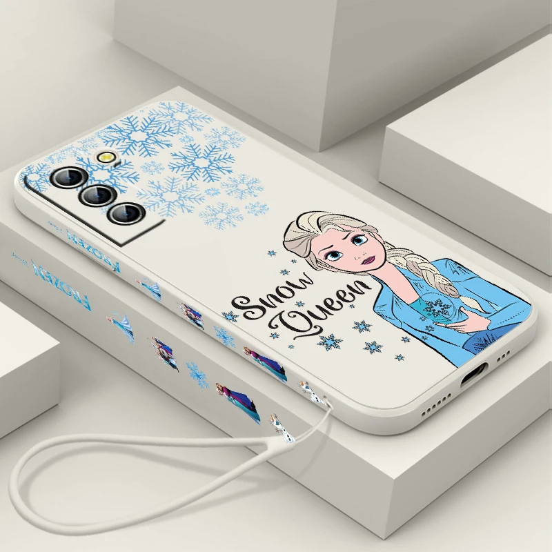 

Чехол для телефона с изображением принцессы Эльзы для Samsung Galaxy S23 S22 S21 S20 S10 S9 Ultra Plus Pro FE