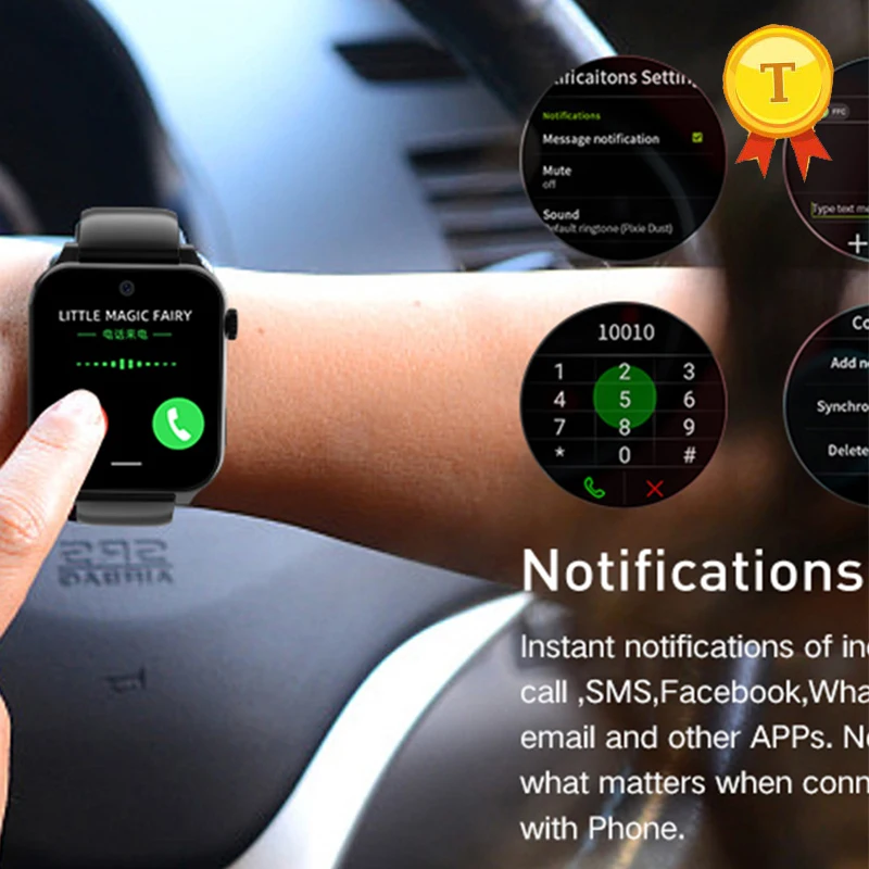 Smartwatch Suporte Google Play, Relógio Inteligente 4G, Aplicativo de  download, Câmera dupla Android, 1,99 , Tela de toque completa, LTE, GPS,  WiFi, Novo - AliExpress