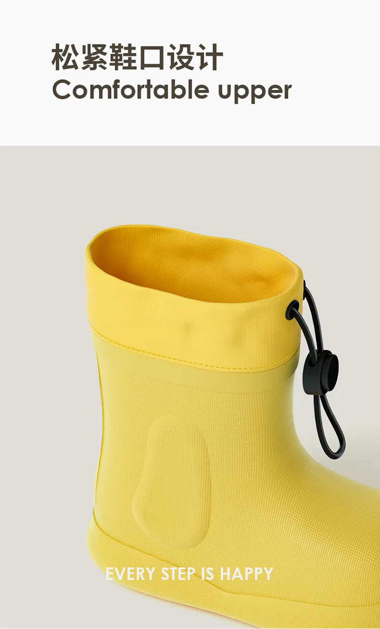 Childrens Waterproof Rain Boots - Boys and Girls EVA Safety Shoes