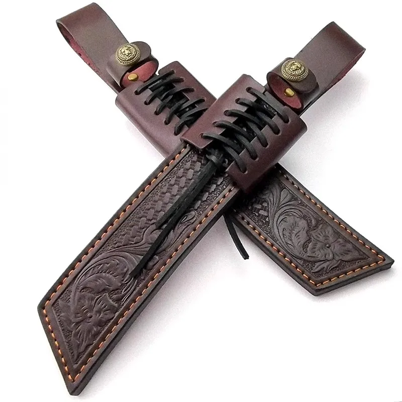 

Hunting Knife Sheath Fixed Blade Knife Sheath Leather Knife Sheaths Knife Holster Leather Knife Sheath Brown