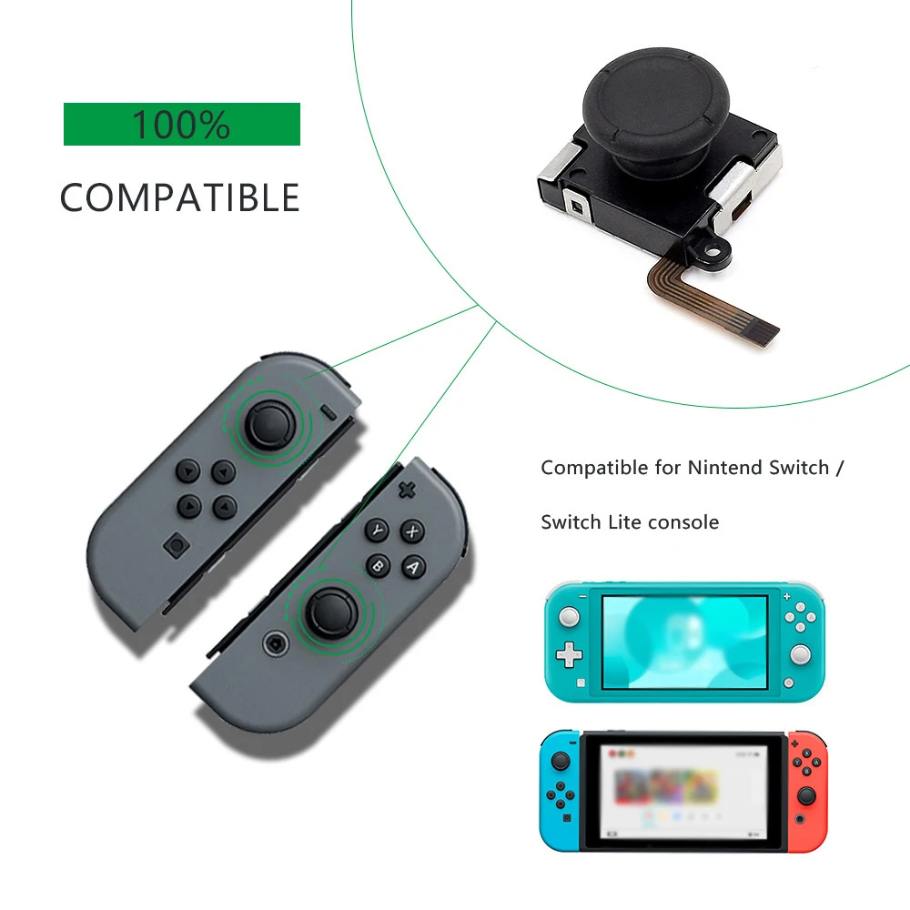 Joystick replacement game joystick Gulikit Hall Sensing Joystick for JoyCon Replacement No Drifting Electromagnetic Stick for Swicth / Switch OLED Repair