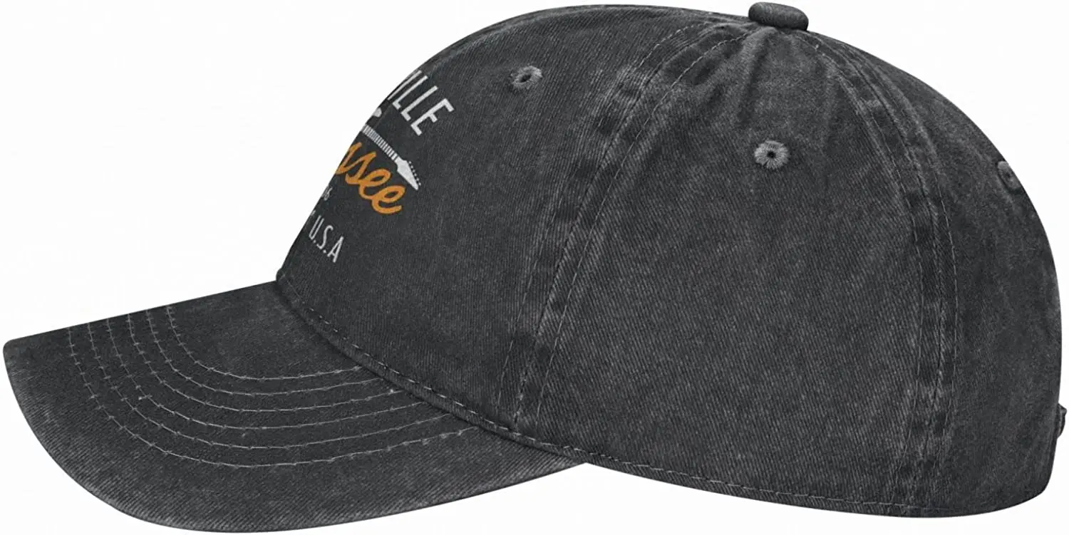 Guitar Nashville Music City Baseball Cap Unisex Adjustable Denim Hat Adult Four Seasons