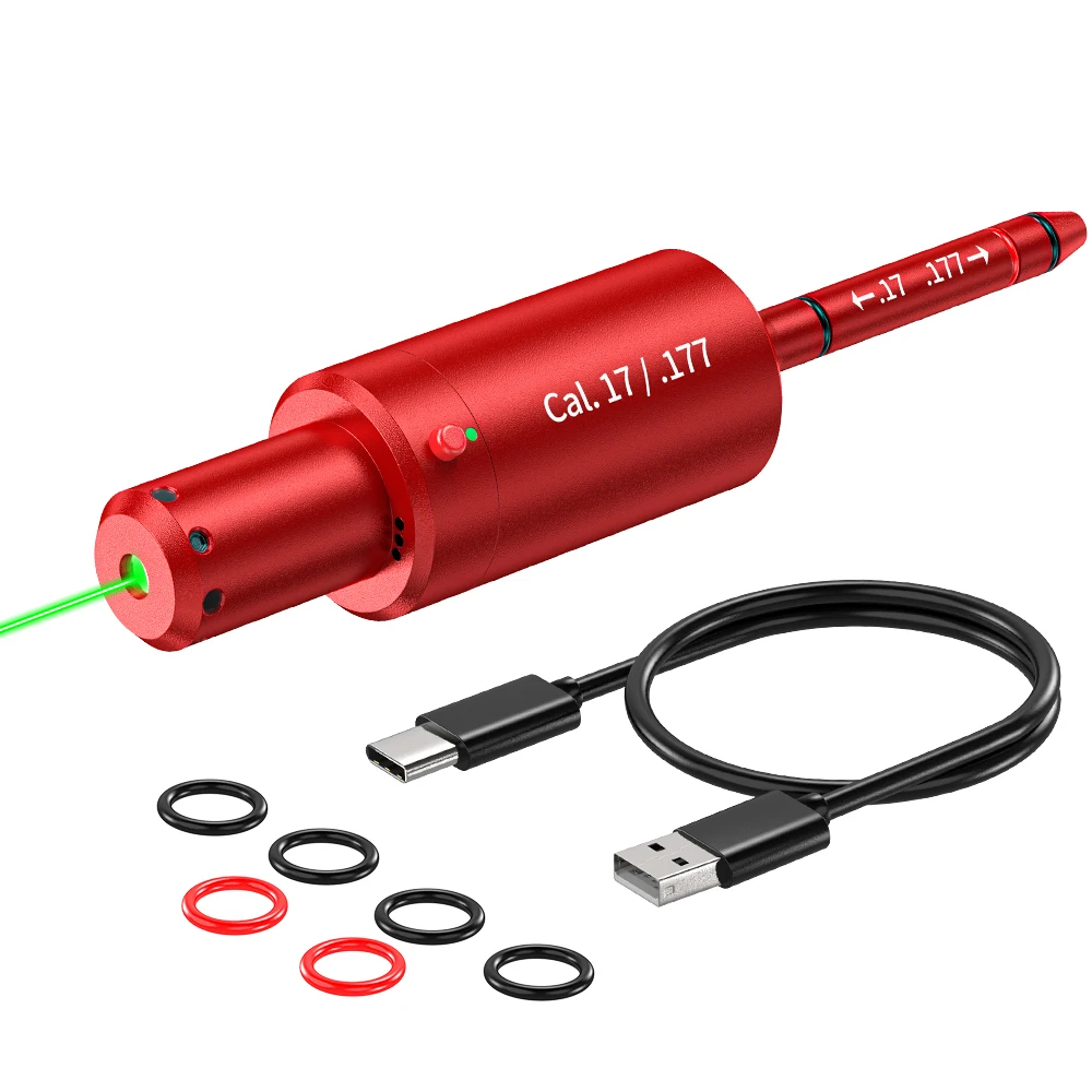 17/177 Dual-Purpose Magnetic Suction Laser Training Bullet Red Dot Dry Powder Laser Training Ammunition for Gun Practice