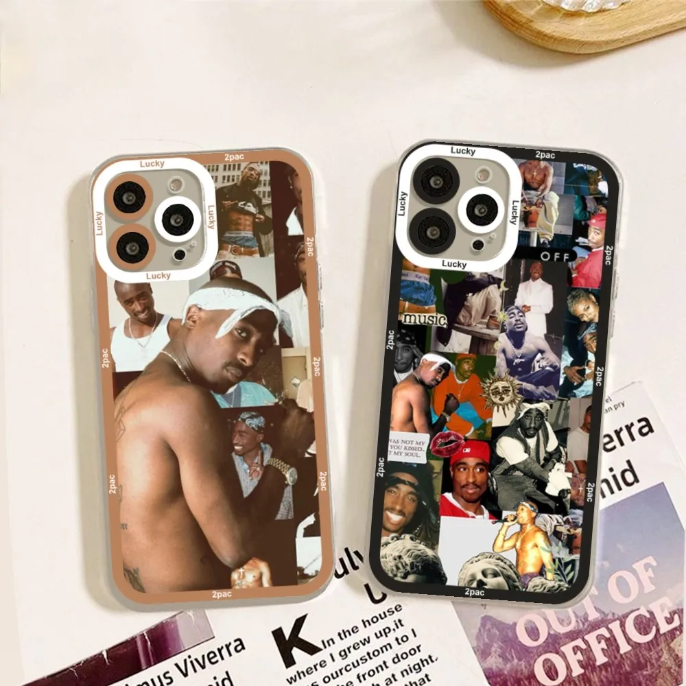 Custodia Per Telefono Rapper 2Pac Singer Per Iphone 11,12,13,14,15,15 Pro,13 Promax,14 Plus,15 Mini