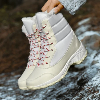 أحذية الكاحل مقاوم للماء للنساء ، أحذية منصة ، الدفء ، الثلوج ، أفخم ، الشتاء ، جديد ، 2023 6