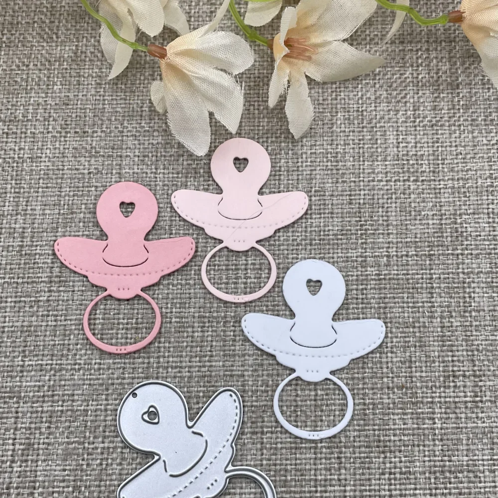 Metall-Stanzformen für Baby-Schnuller zum Selbermachen, Scrapbooking, dekorative Prägung, Handarbeit, Stanzschablone