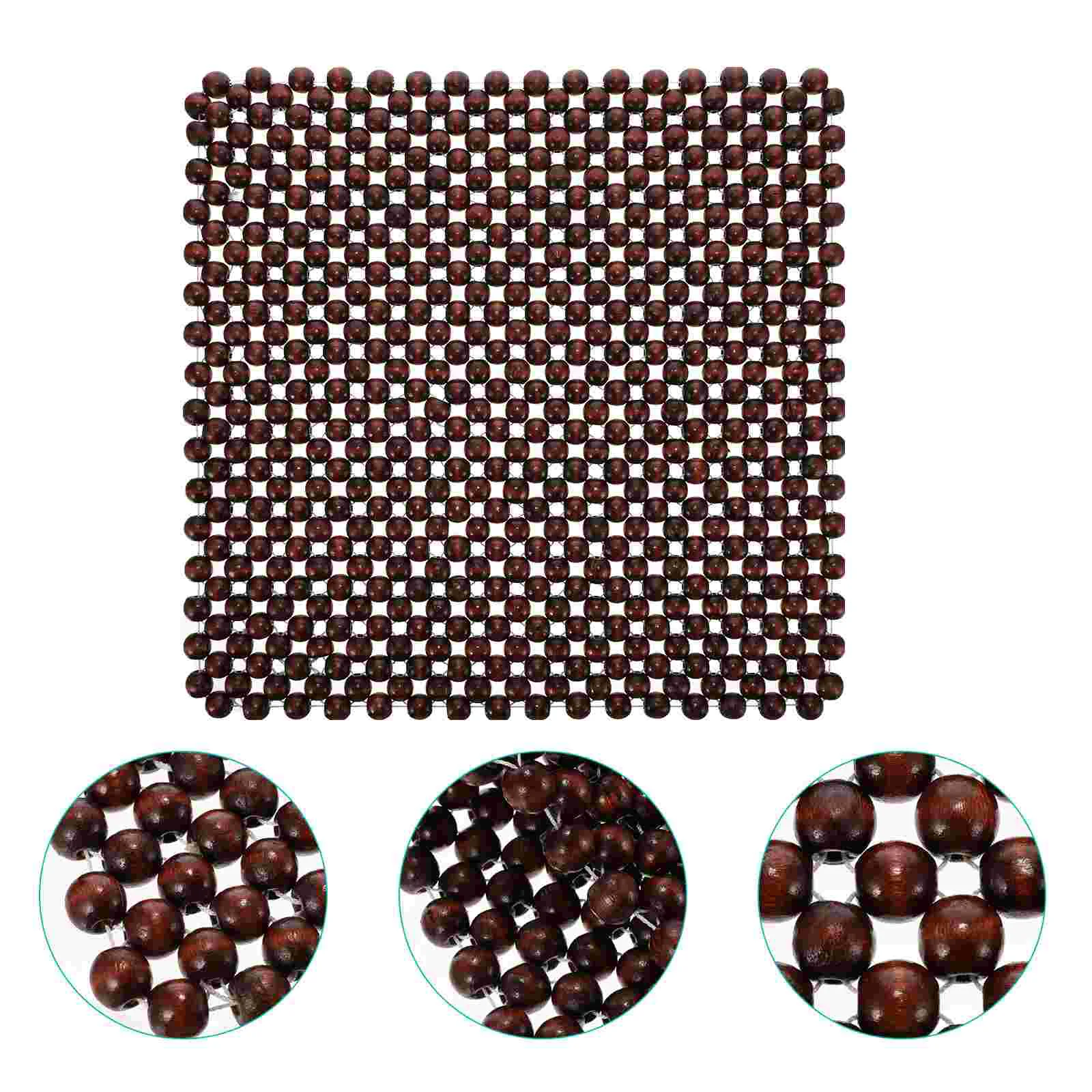 

Wooden Bead Cushion Beads Cushions Chairs Beaded Seat Pad Pads Summer Cool Car The Comfortable