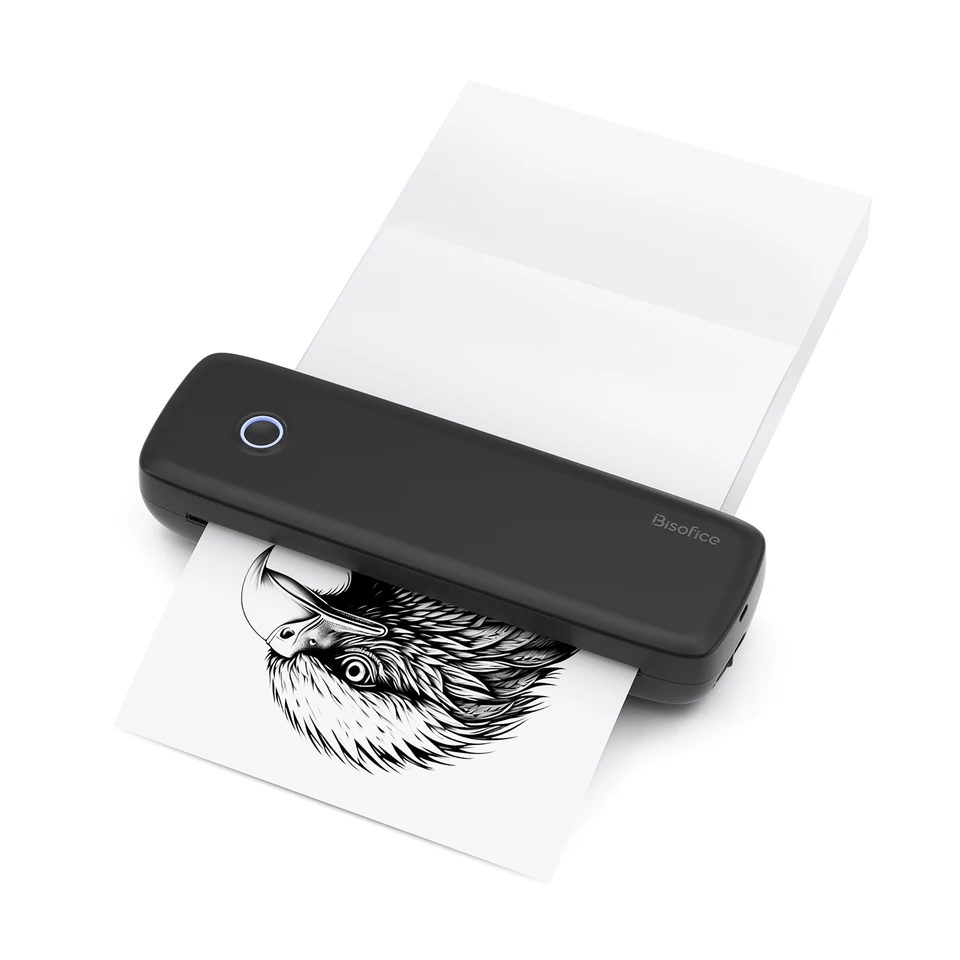 Portable Wireless Thermal Printer Multi Size Mobile Printer