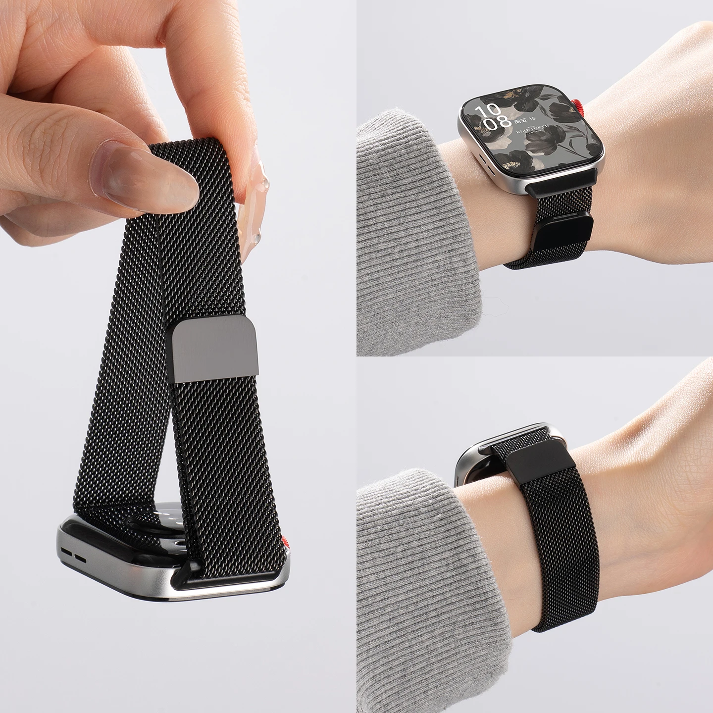 Magnetic Stainless Steel Milanese Loop Watch Band Strap - Premium Accessory