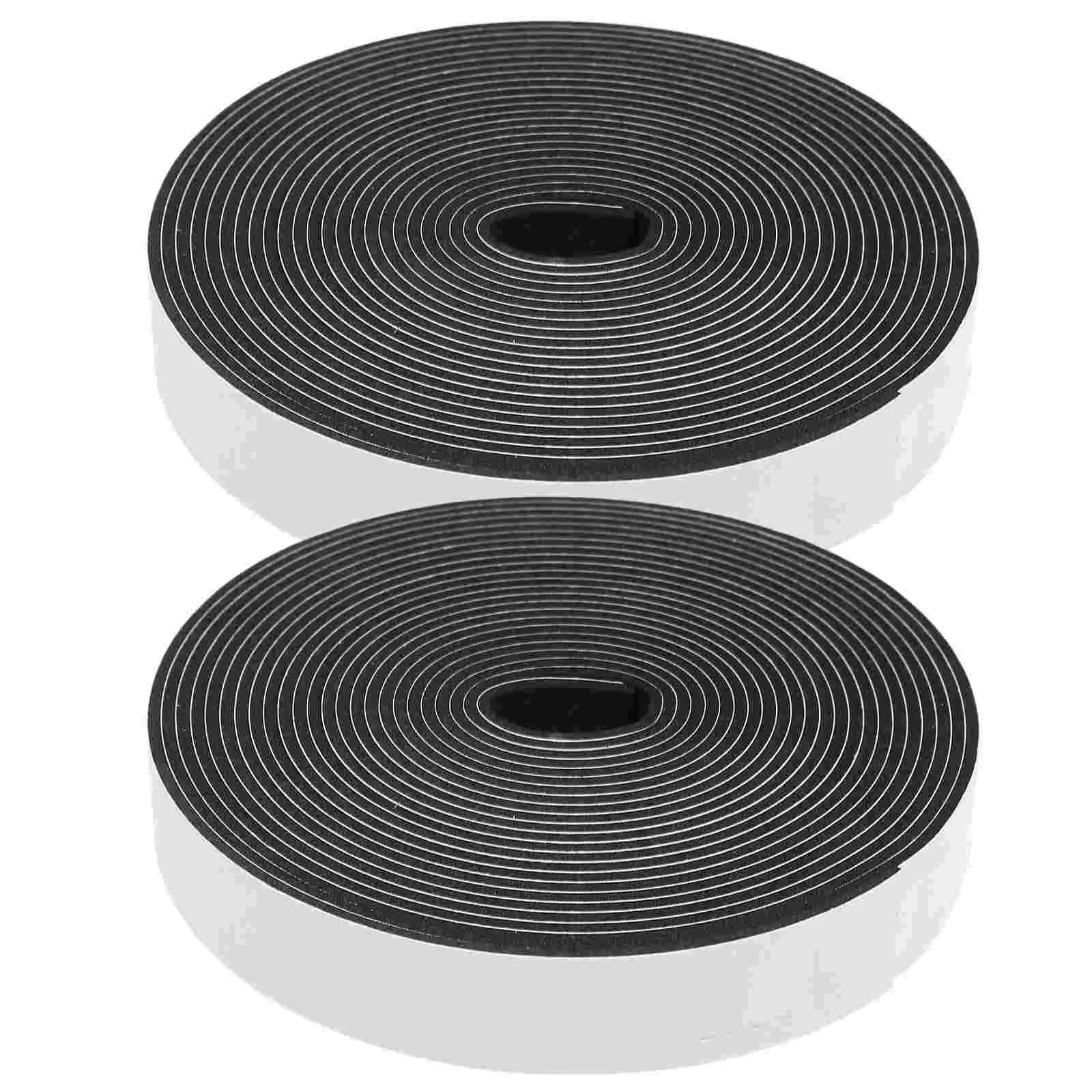 

2 Rolls Bedside Anchor Window Foam Seal Strip Sealing Sponge Tape Strips Shockproof Thick Tablecloth / and Chair Foot Cover Pad