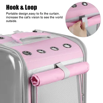 Pet Cat Carrier Backpack Portable For Small Dogs Cats Space Capsule Cage Breathable Cat Travel Outdoor Shoulder Bag Pet Supplies 4