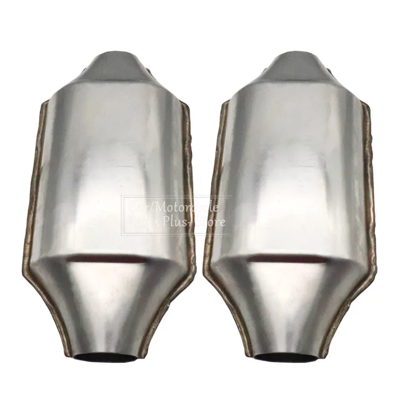 2" 57mm Universal Catalytic Converter High Flow 400 Cells Stainless