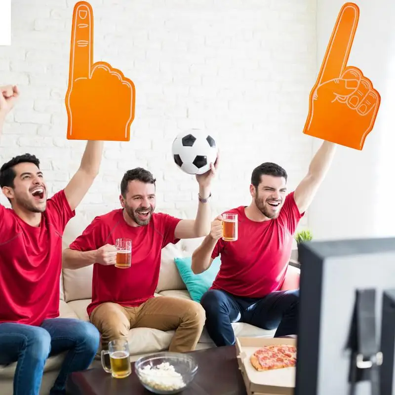 Foam Finger Universal Large Foam Hand Sports Cheerleading Props Sports Favors Cheering Palm Party Props Finger for Events