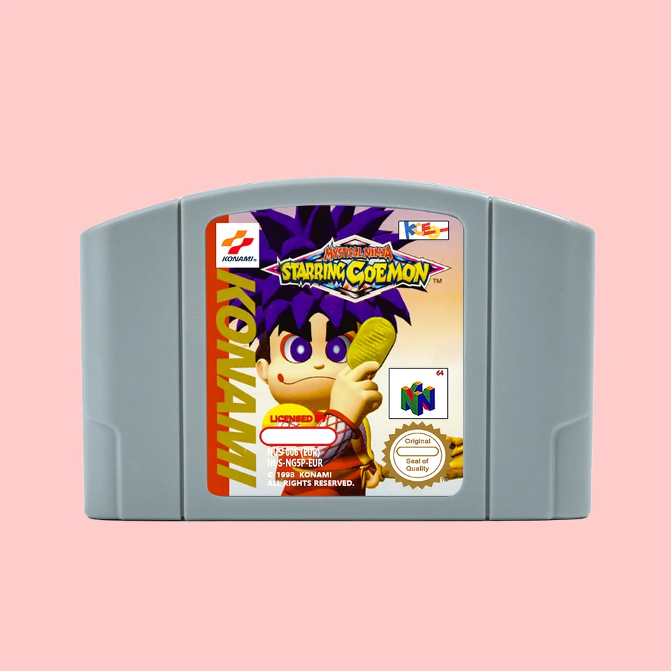 Mystical Ninja Starring Goemon Game Cartridge for 64 Bit NTSC