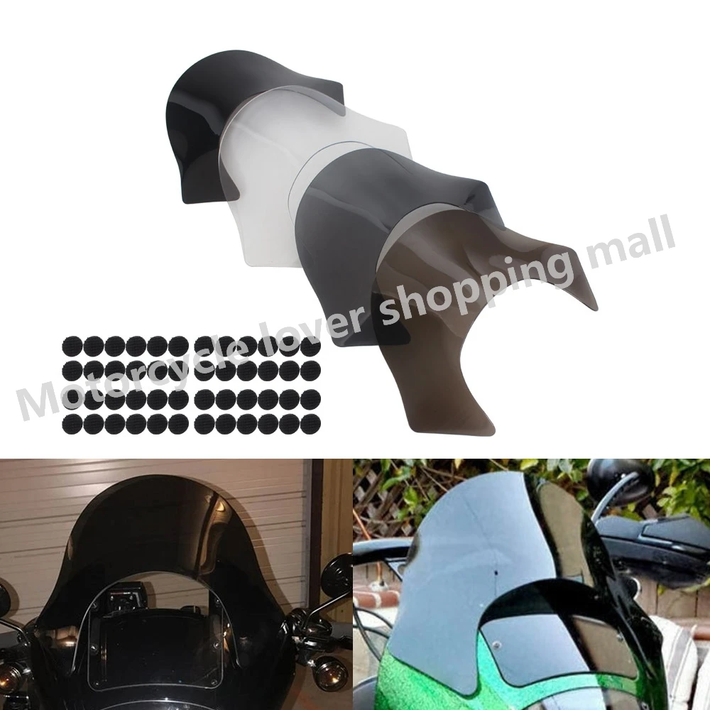 MotorcycleAccessoryQuarterFairingNewMotorbikeLipWindshield