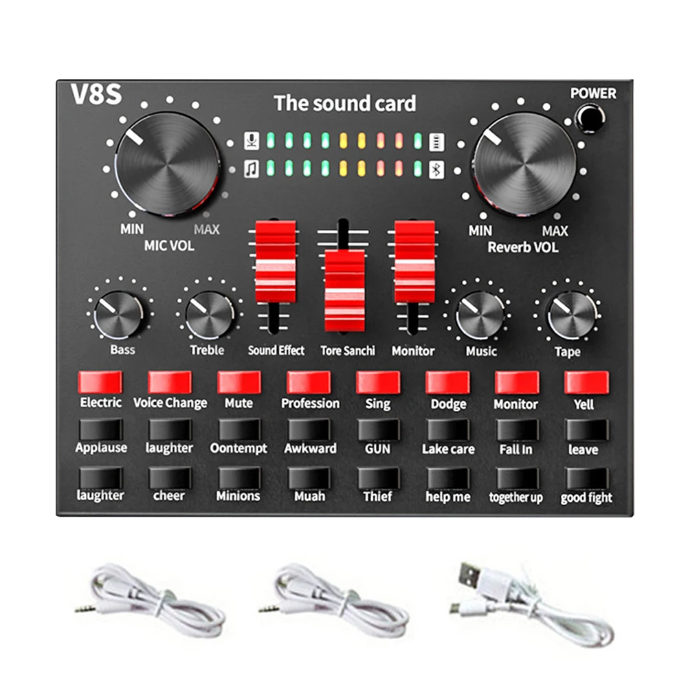 Headset Studio Recording Kit Podcast Mixer Equipment Condenser