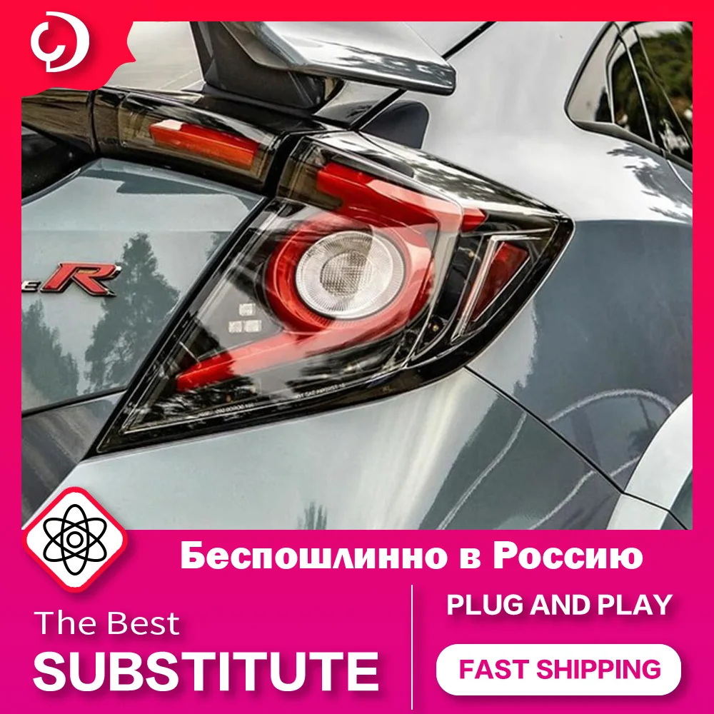 

Tail Lamp for Honda Civic G10 X 2016-2020 Hatchback LED DRL Tail Lamp Fog Lamp Dynamic Running Turn Signal Rear Reverse Brake