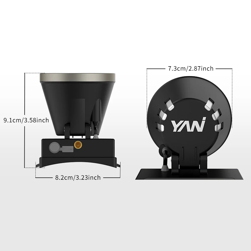 YN-726U 휴대용 Led 전조등 3 조명 모드 야외 캠핑 낚시를위한 충전식 전조등 슈퍼 밝은 손전등