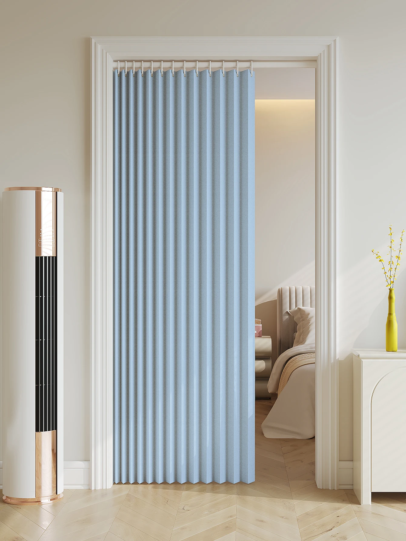 Folding Door Curtains 1PC folding curtain series door curtains for door partitions wardrobes shoe cabinets etc