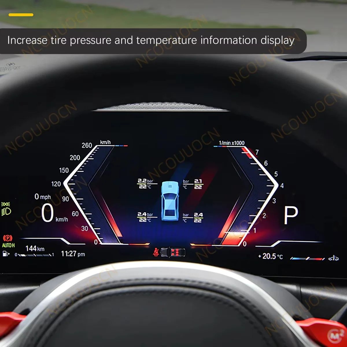 BMW G 섀시 시리즈 M 트랙 모듈 BCD3/BCP 모델 iDrive 8/ id 8.5 개조 스포츠 스타일 계기판 테마 에뮬레이터