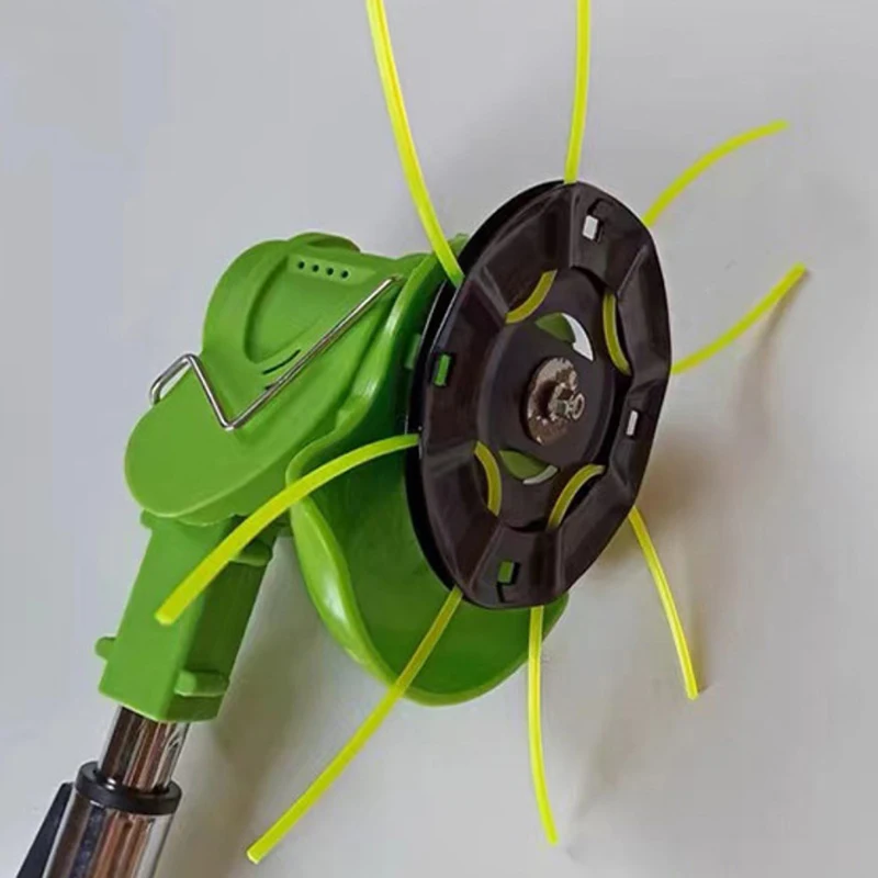 Steel Lawn Mower Head Free 4 Lines Replacement Gasoline/Lithium Grass Trimmer Head Removal Of Garden Weed Brushcutter Part 4