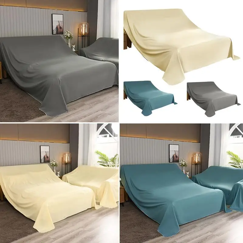 

Защитный чехол для мебели, тканевый большой пылезащитный чехол для дома, обивка, тканевый пылезащитный чехол для деловых поездок, путешествий, отпуска