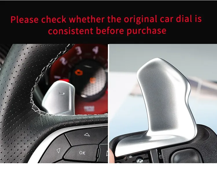 Carbon Fiber Car Steering Wheel Extension Paddle Shifter Fit For New Jeep Dodge Hellcat T-carbon Car Accessories