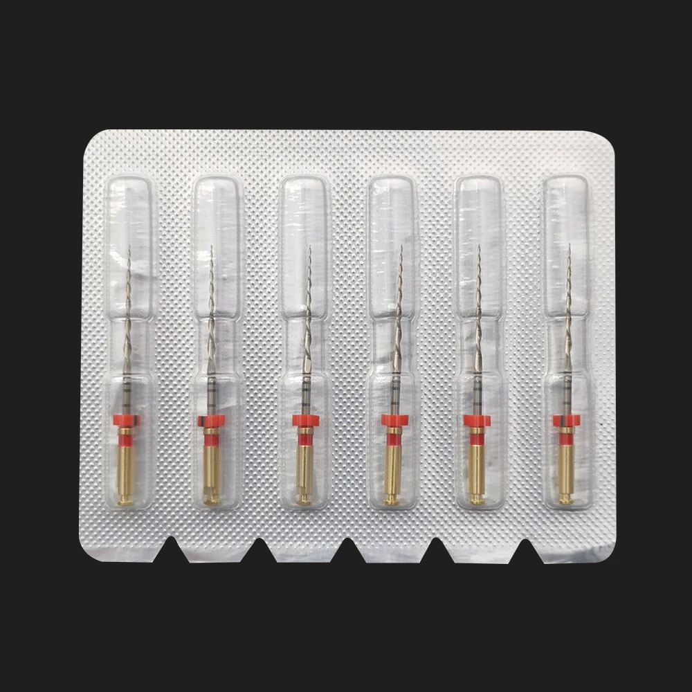 Arquivos de reciprocatação vermelha dental R25 R40 R50 Reciplário ...