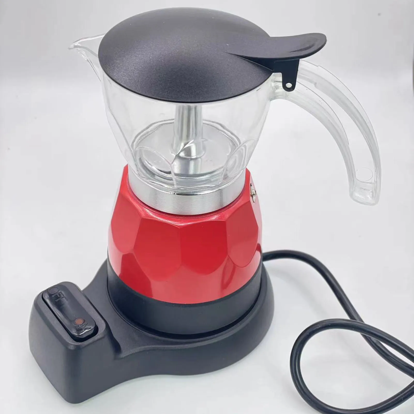 Electric Italian Coffee Pot 150ml 3 Cup Fine Filtration Drip Proof Electric Coffee Maker for Home Electric Italian Coffee Maker