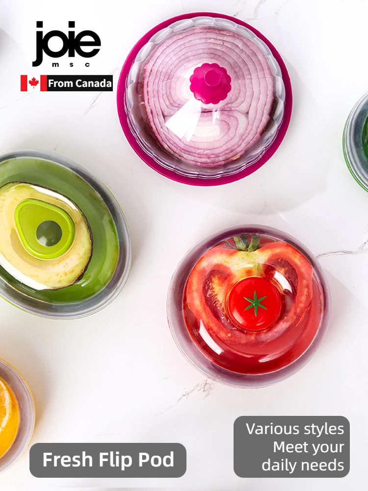 Joie Creative المطبخ الثلاجة الخضار الفواكه هش الحاويات البصل الأفوكادو الطماطم الليمون الطازجة حفظ صندوق تخزين