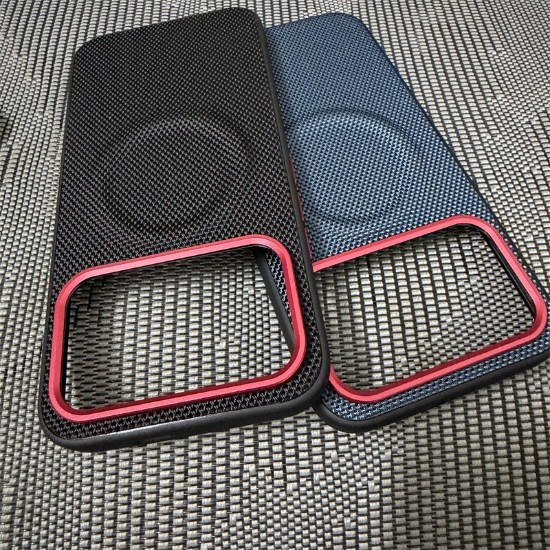 Magnetic Nylon Woven Matte Leather Skin-Friendly Case Cover Bumper