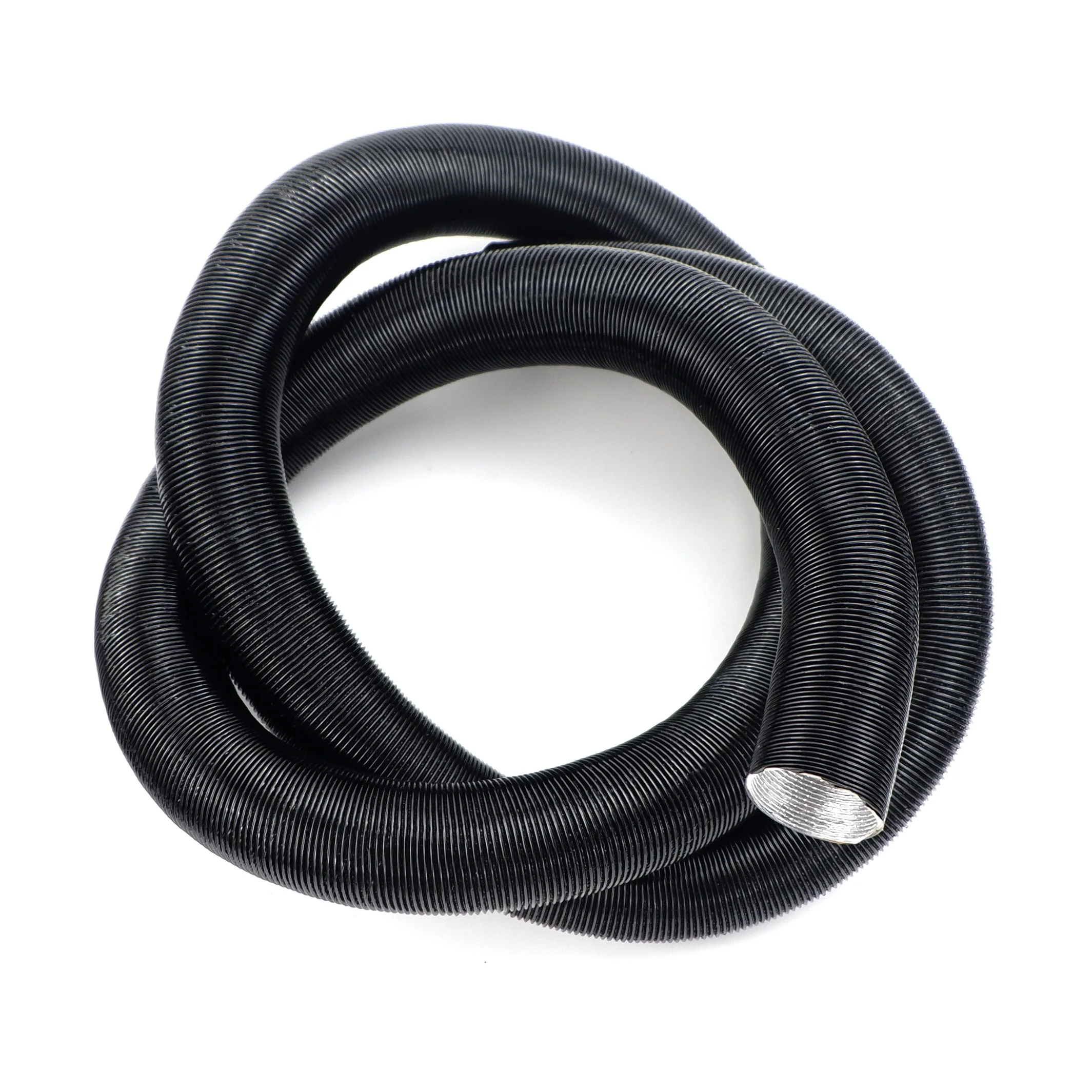 25mm Diameter Stretched Length 200cm Air Diesel Heater Duct Pipe Tube Hose For Webasto Eberspacher Car Camper VAN Truck Black