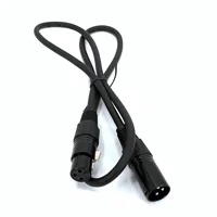 3-pin signal Metal plug DMX cable DMX512 stage lighting signal cable led par light moving head light  customization (1M-50M) 2