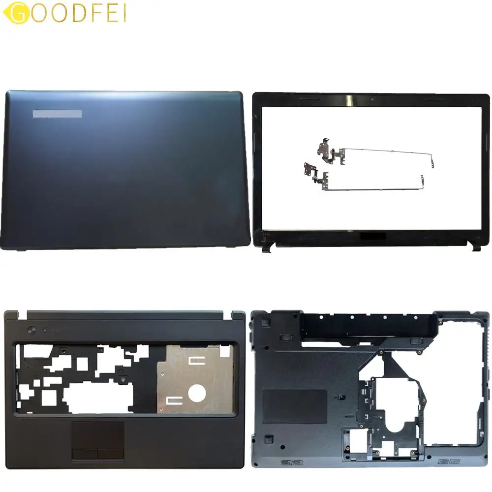 

New For Lenovo G570 G575 G575GX G575AX Laptop LCD Rear Top Lid Back Cover Front Bezel Hinges Palmrest Bottom Base Lower Shell
