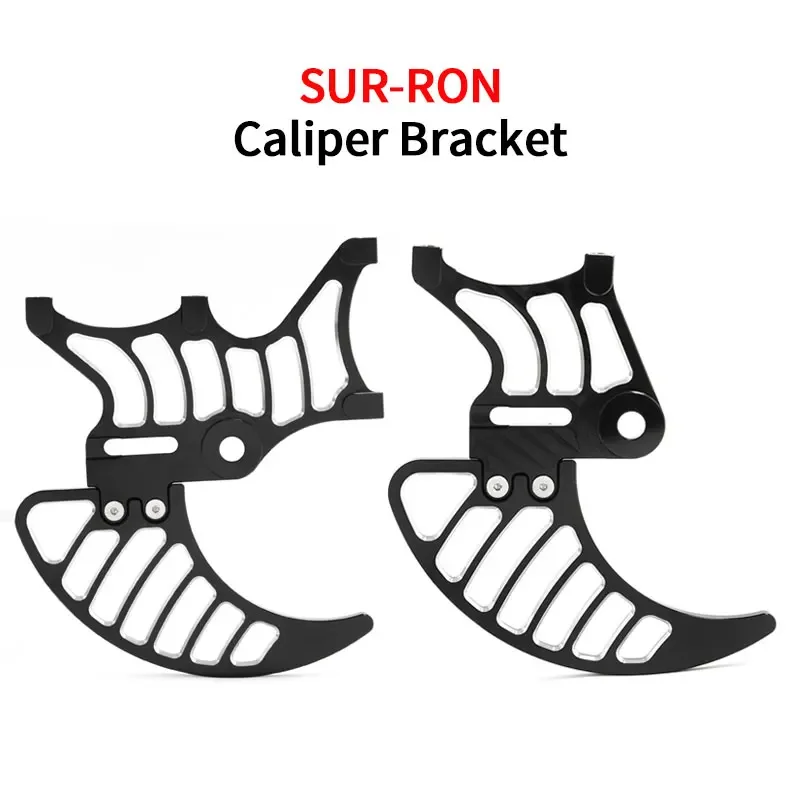 

For SURRON Light Bee X Segway X160 X260 Talaria Sting Dual Caliper Mount Shark Fin Disk Disc GuardAlloy Off-road Parts SUR-RON