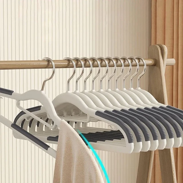 10 pezzi set appendiabiti ganci per la casa appeso antiscivolo dormitorio camera da letto speciale stoccaggio abbigliamento appeso nessuna traccia 2