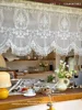 French Korean Princess Style Gauze Curtains Valance for Living Room Arch Bedroom Bay Window Cabinet Block Partition for Kitchen 5