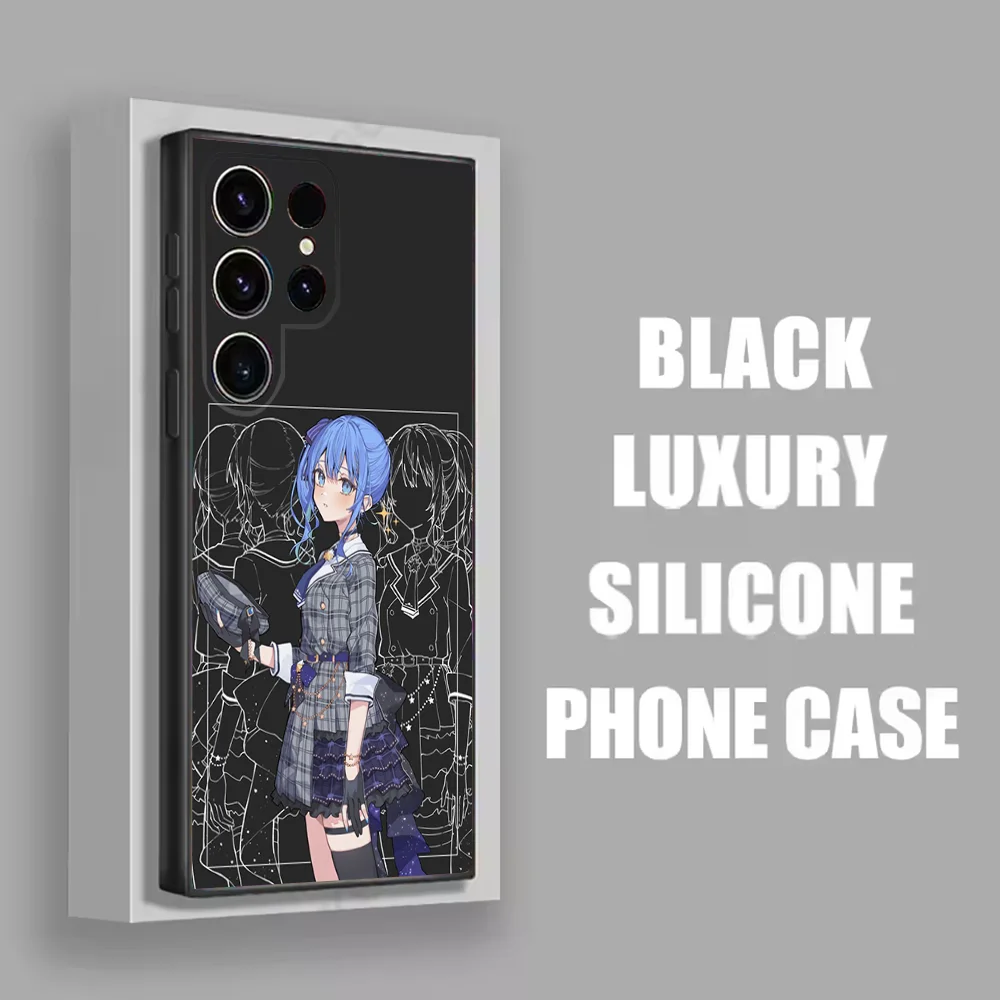 Hoshimachi Suisei Black Soft Shell Phone Case